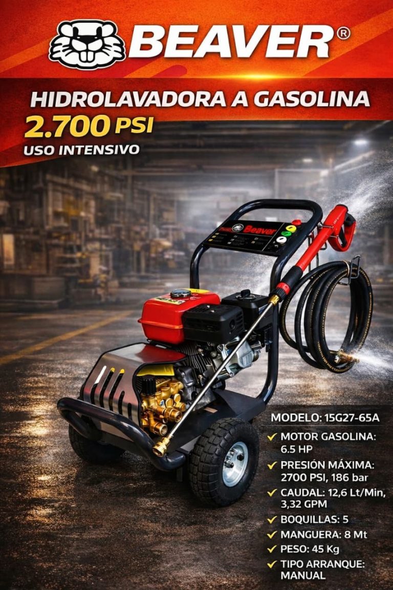 AvisoIA Hidrolavadora Gasolina